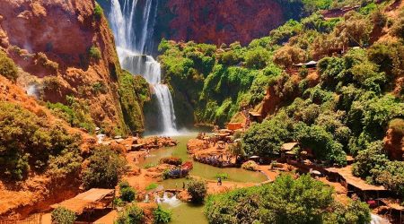 Excursión de un día a las cascadas de Ouzoud Ouzoud waterfalls Day Trip